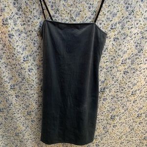 Forever 21- Blue velvet dress, size large!